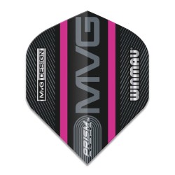 Fülle Winmau Darts Standard Prism Alpha Mvg Schwarz Purpur Logo Streifen 6915.716