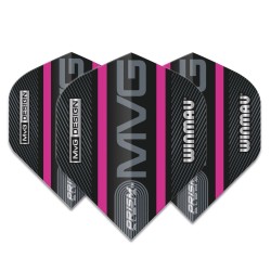 Fülle Winmau Darts Standard Prism Alpha Mvg Schwarz Purpur Logo Streifen 6915.716