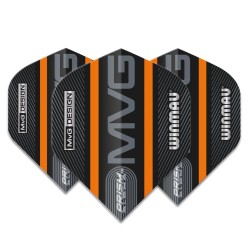 Plumas Winmau Darts Standard Prism Alpha Mvg Black Orange Logo Stripe 6915.715