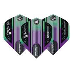 Plumas Winmau Darts Standard Prism Delta Wizard Rainbow Prata 6915.250