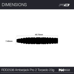 Dardo Red Dragon Amberjack Pro 2 90% 23g Rdd2536