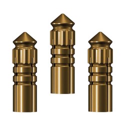 Protector Plumas Aluminio Mission F-protect 3 Unidades Dorado X2512