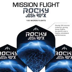 Plumas Mission Darts No2 Std Josh Rock - Rocky F3939