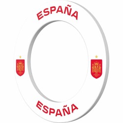 Surround Selección Española De Fútbol S3 Blanco Escudo Rojo Su238