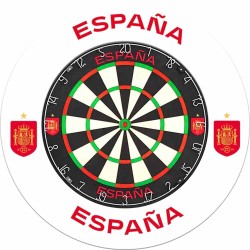 Surround Spanische Fußballmannschaft S3 Weiß Rot Shield Su238