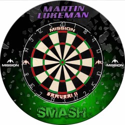 Umgeben Mission Spieler Dartboard Martin Lukeman Su227