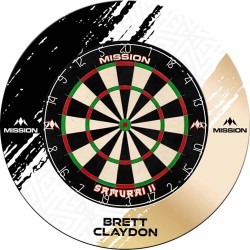Umgeben Mission Spieler Dartboard Brett Claydon Su229