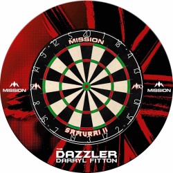 Surround Mission Dartboard player Darryl Fitton Su240