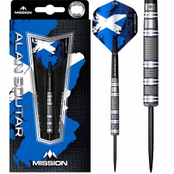 Darts Mission Alan Soutar Soots Blau Weiß 90% 26g