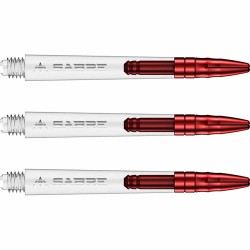 Canas Mission Darts Sabre Policarbonato Vermelho Transparente Intermediário 41mm S1528