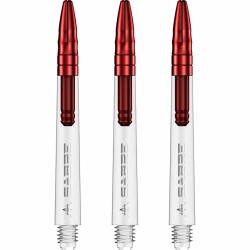 Canas Mission Darts Sabre Policarbonato Vermelho Transparente Curto 34mm S1529