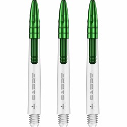 Canas Mission Darts Sabre Policarbonato Verde Transparente comprimento 48 mm S1533