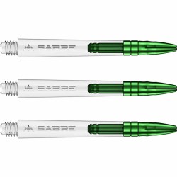 Canas Mission Darts Sabre Policarbonato Verde Transparente comprimento 48 mm S1533