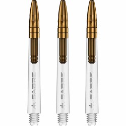 Weizen Mission Darts Säbel Polycarbonat Gold Transparent Länge 48mm S1536