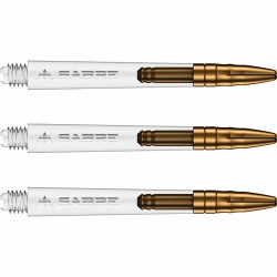 Weizen Mission Darts Säbel Polycarbonat Gold Transparent Länge 48mm S1536