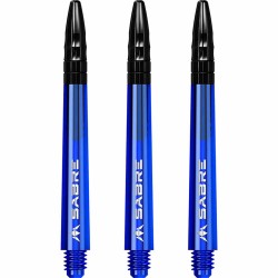 Weizen Mission Darts Säbel Polycarbonat Blau Schwarz Länge 48mm S1542