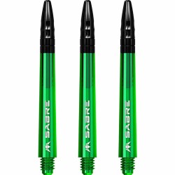 Weizen Mission Darts Sabre Polycarbonat Grün Schwarz Länge 48mm S1548