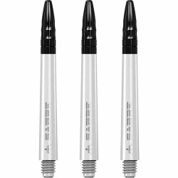 Canas Mission Darts Sabre Policarbonato Branco Preto Intermediário 41mm S1555