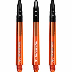 Canas Mission Darts Sabre Policarbonato Laranja Preto Longo 48mm S1557