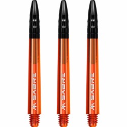 Cañas Mission Darts Sabre Polycarbonate Naranja Negro Larga 48mm S1557