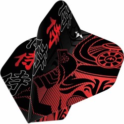 Plumas Mission Darts No2 Std Samurai Ii - Red F4098