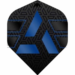 Plumas Mission Darts No2 Std Hazard Preto Azul F3832