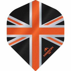 Fülle Mission Darts Nr. 2 Std Alliance Union Jack Schwarz Orange 150 F3132