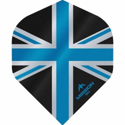 Fülle Mission Darts Nr. 2 Std Alliance Union Jack Schwarz Blau 150 F3137