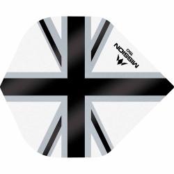 Fülle Mission Darts Nr. 2 Std Alliance-x Union Jack Schwarz Weiß 150 F3141