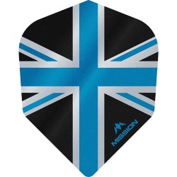 Fülle Mission Darts Nr. 6 Alliance Union Jack Schwarz Blau F3097