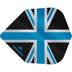 Fülle Mission Darts Nr. 6 Alliance Union Jack Schwarz Blau F3097