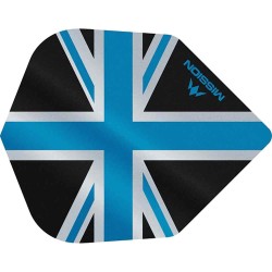 Fülle Mission Darts Nr. 6 Alliance Union Jack Schwarz Blau F3097