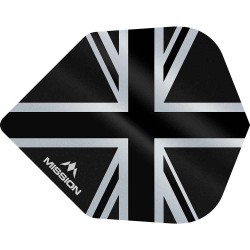 Fülle Mission Darts Nr. 6 Alliance Union Jack Schwarz F3103