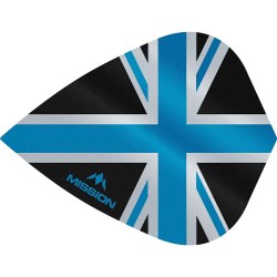 Fülle Mission Darts Kite Alliance Union Jack Schwarz Blau F3089