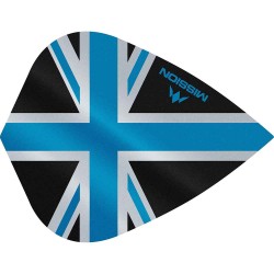 Fülle Mission Darts Kite Alliance Union Jack Schwarz Blau F3089