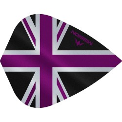 Fülle Mission Darts Kite Alliance Union Jack Schwarz Lila F3093