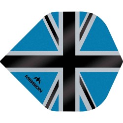 Fülle Mission Darts Nr. 2 Std Alliance-x Union Jack Schwarz Blau F3105