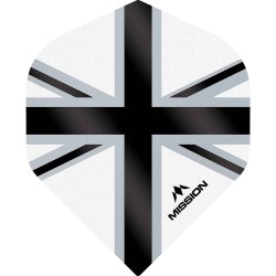 Fülle Mission Darts Nr. 2 Std Alliance-x Union Jack Schwarz Weiß