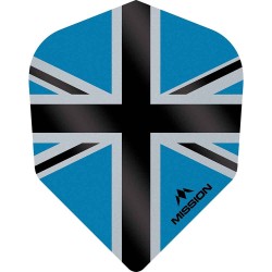 Fülle Mission Darts Nr. 6 Std Alliance-x Union Jack Schwarz Blau F3119