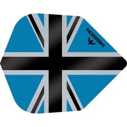 Fülle Mission Darts Nr. 6 Std Alliance-x Union Jack Schwarz Blau F3119