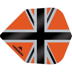 Fülle Mission Darts Nr. 6 Std Alliance-x Union Jack Schwarz Orange F3122