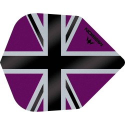 Fülle Mission Darts Nr. 6 Std Alliance-x Union Jack Schwarz Lila F3123