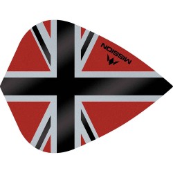 Plumas Mission Darts Kite Alliance-x Union Jack Negro Black F3113