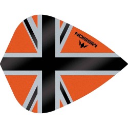 Fülle Mission Darts Kite Alliance-x Union Jack Schwarz Orange F3115