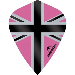 Fülle Mission Darts Kite Alliance-x Union Jack Schwarz Rosa F3117