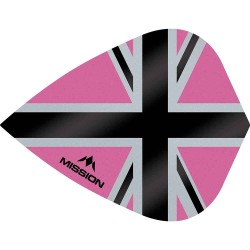 Fülle Mission Darts Kite Alliance-x Union Jack Schwarz Rosa F3117