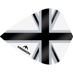 Fülle Mission Darts Kite Alliance-x Union Jack Schwarz Weiß F3118