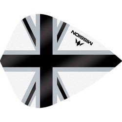 Fülle Mission Darts Kite Alliance-x Union Jack Schwarz Weiß F3118