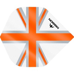 Fülle Mission Darts Nr. 2 Std Alliance Union Jack Weiß Orange F3129