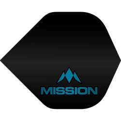 Plumas Mission Darts No2 Std Logo Azul F2503